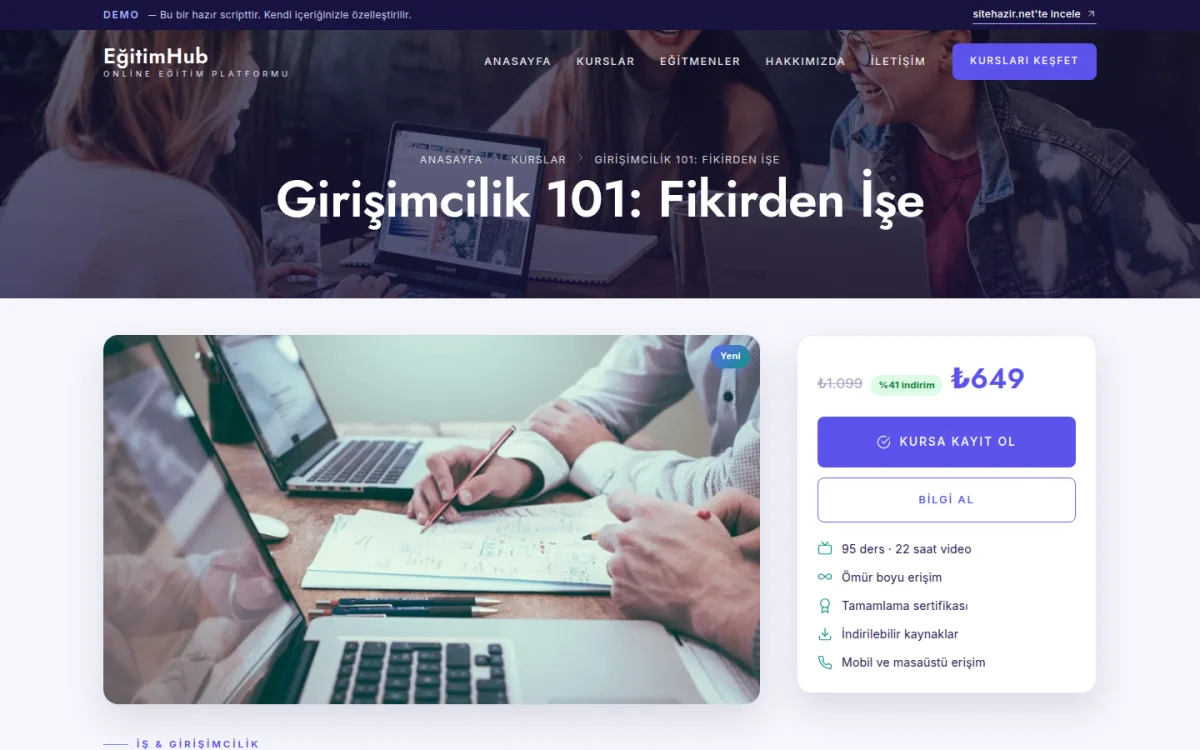 Kurs Detayı