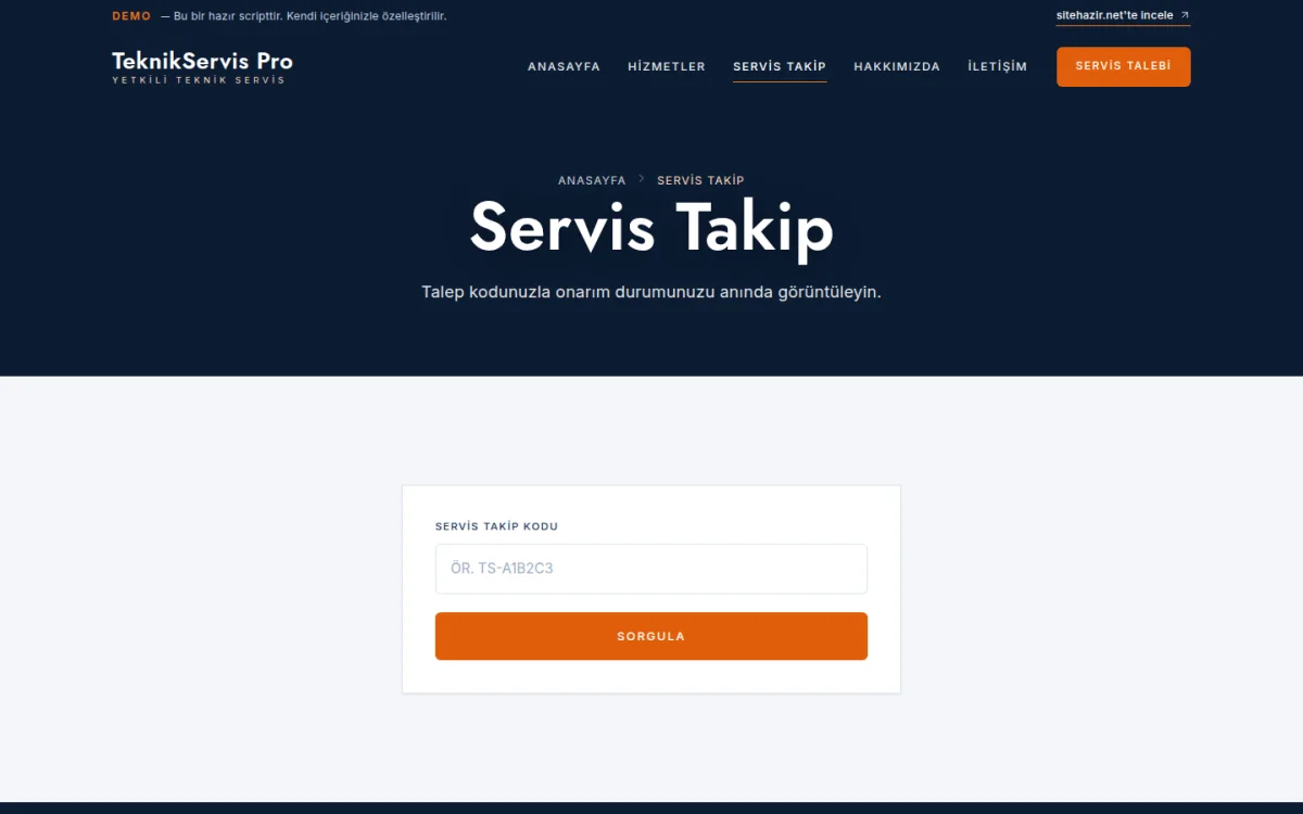 Servis Takip