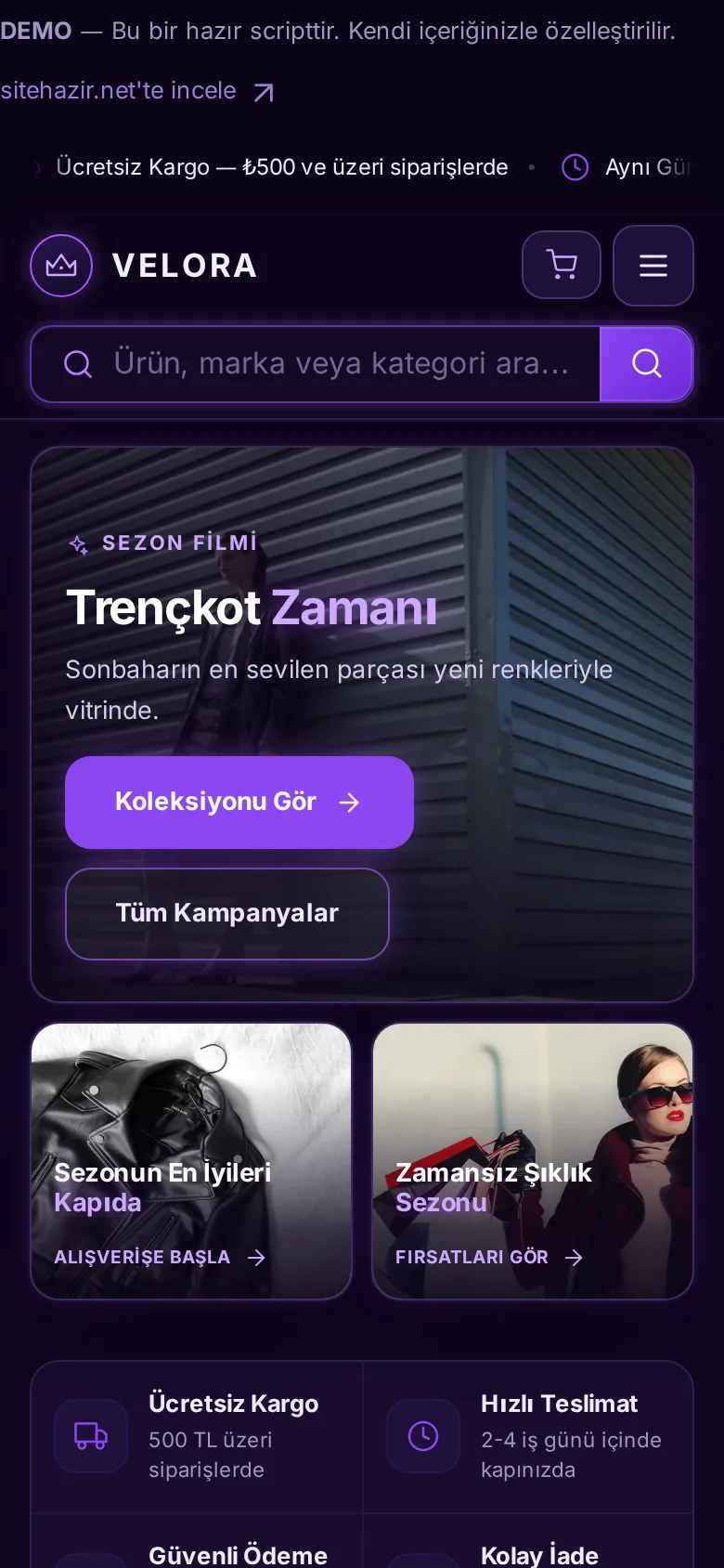 Mobil görünüm