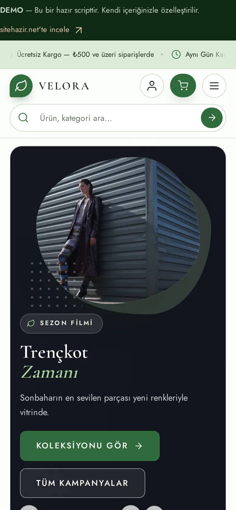 Mobil görünüm